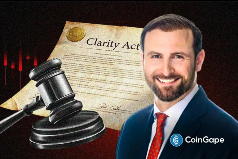 Clarity Act Odds Fall to New Low amid Patrick Witt leave and Elizabeth warren ethics rules push