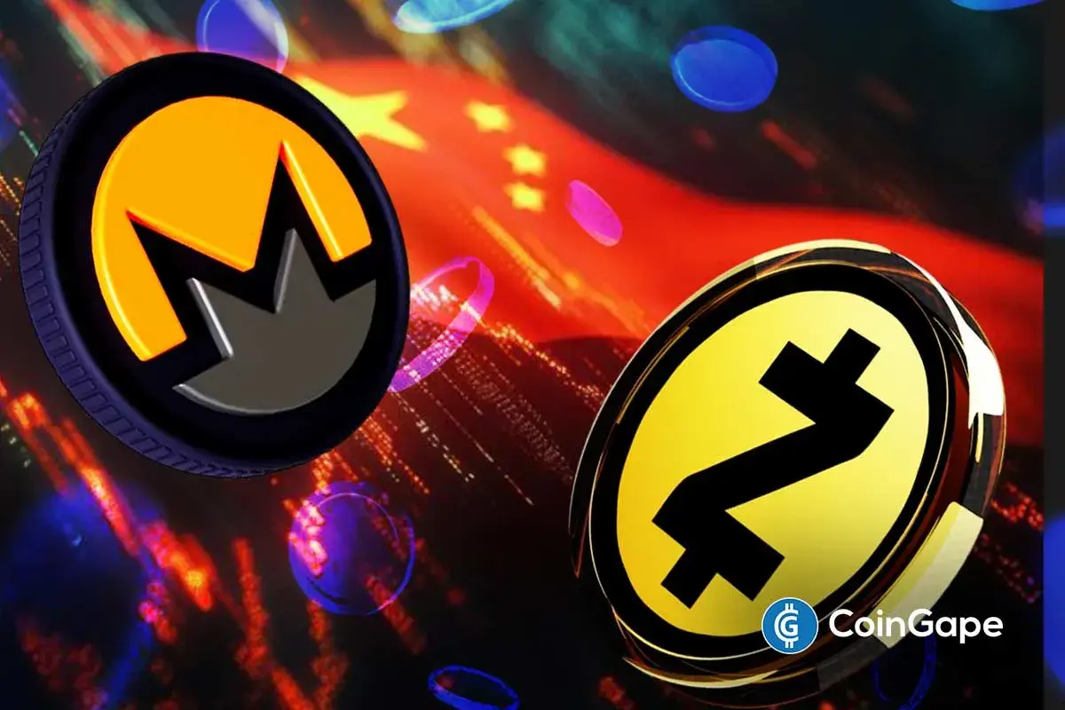 Zcash & Monero Retreat As Privacy Coins Face Setbacks in China