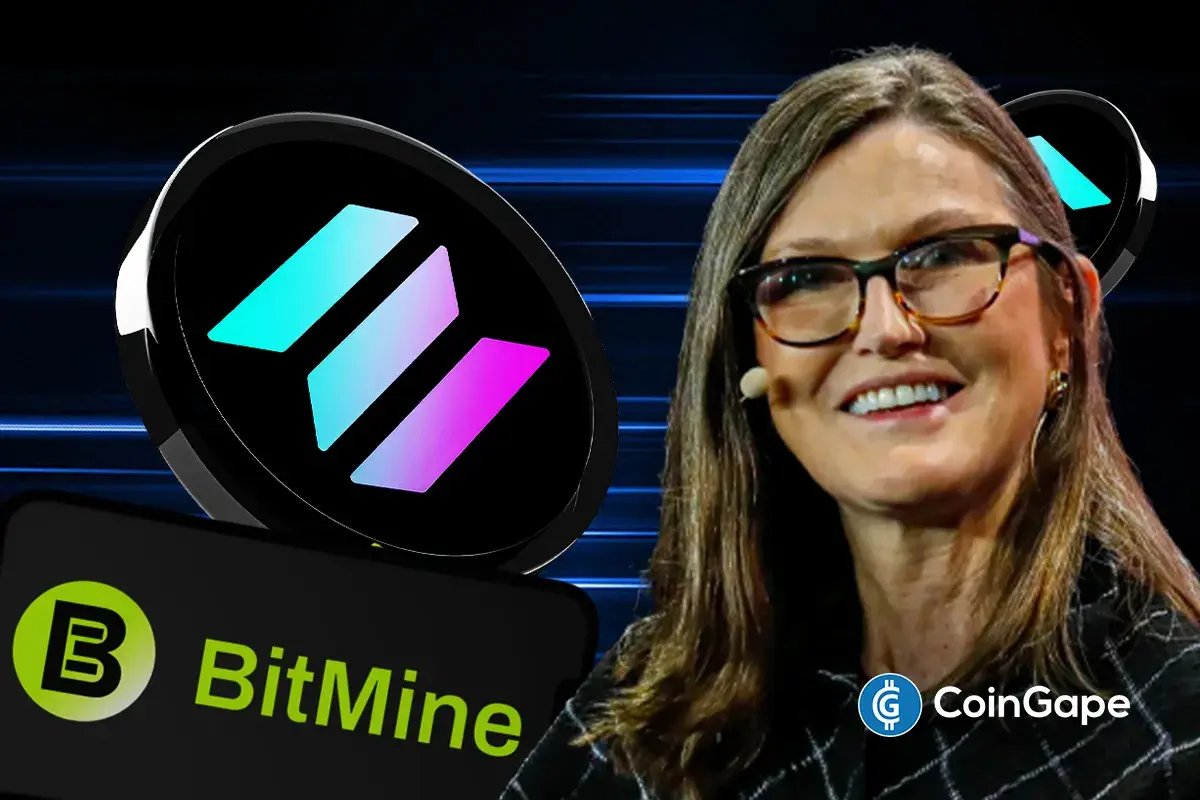 Cathie Wood's ARK Invest Increases Exposure To Bitmine Stock, Solana Staking ETF