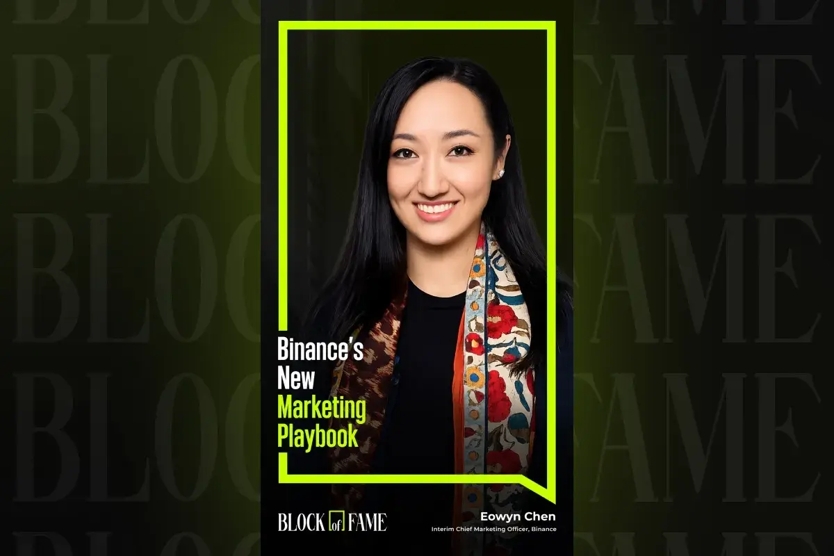 Crypto Marketing’s Next Job Isn’t Hype : Binance Interim CMO Eowyn Chen