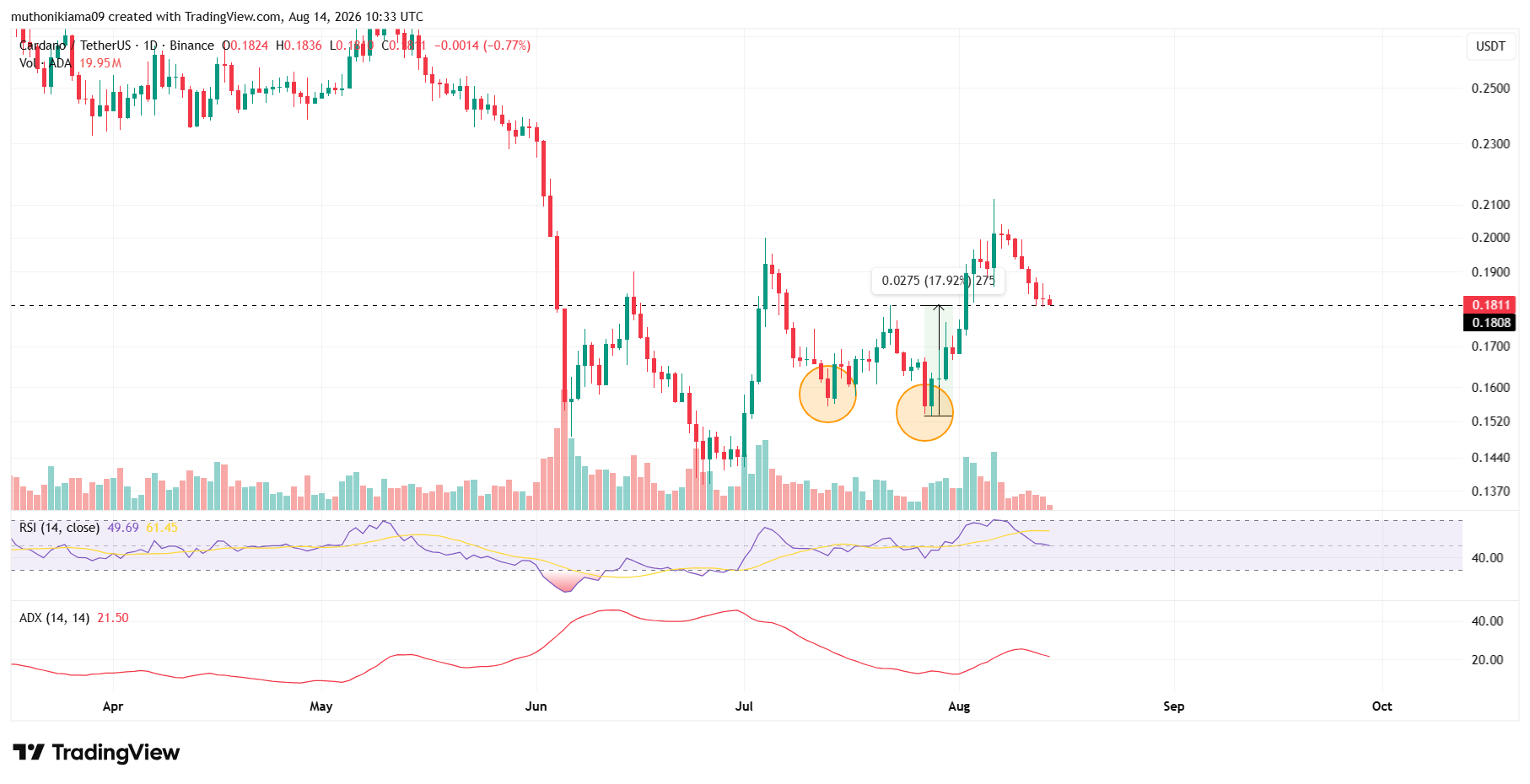 Cardano Price in Focus Amid Bullish Pattern