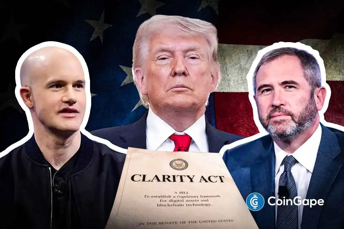 Ripple & Coinbase CEOs Highlight Clarity Act Progress as Trump Hints at Ethics Deal