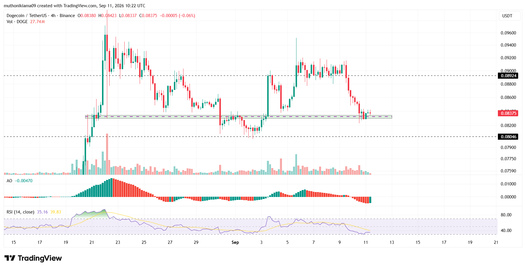 Dogecoin Price as Key Support Holds