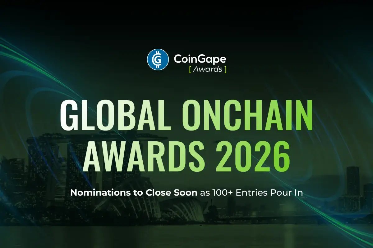 100+ Nominations In: CoinGape Extends Global Onchain Awards Deadline