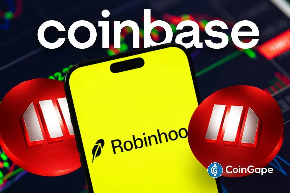 Cryptocurrency Stocks COIN and HOOD Face Key Levels as Trump-Xi Summit Looms