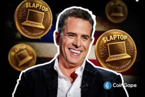 Hunter Bidens’s LAPTOP Memecoin Hit $317, Then Crashed 98% on 1% Liquidity