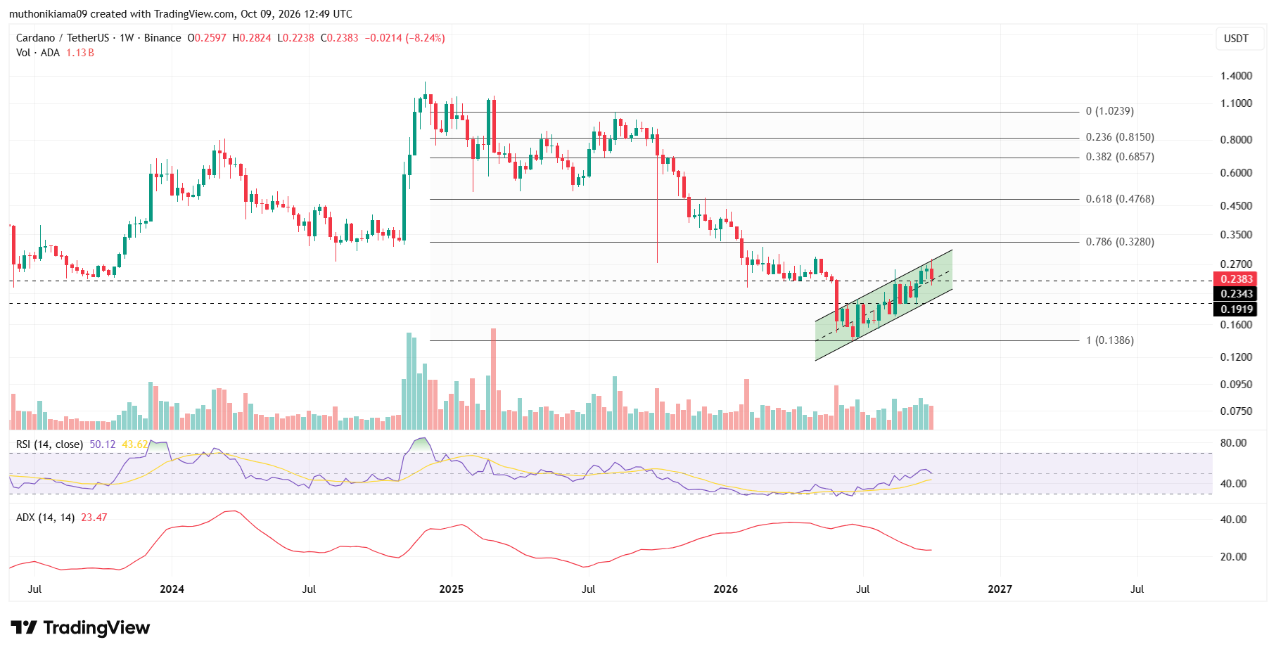 Cardano Price Slips to Test Weekly Support